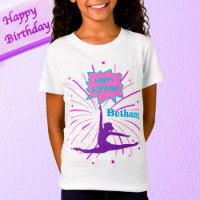 Happy Birthday Gymnastics Personalised 