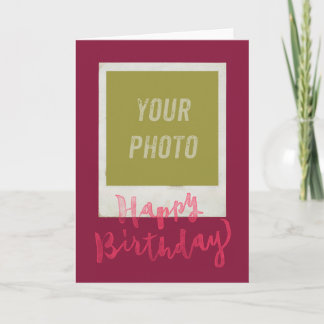 Happy Birthday - Hand Lettering Typography Design Card