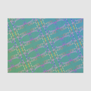 "Happy Birthday" Hand Written  Tissue Paper