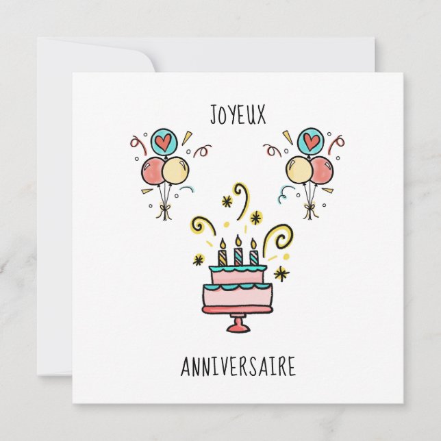 Happy Birthday | Happy Birthday Card (Front)