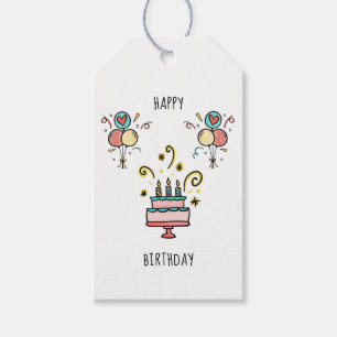 Happy Birthday Happy birthday Gift Tags