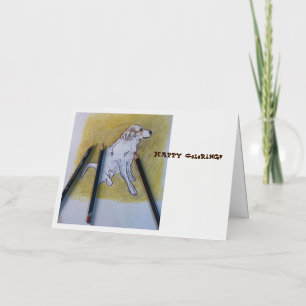Happy Birthday! Happy Colouring! Foil Greeting Card