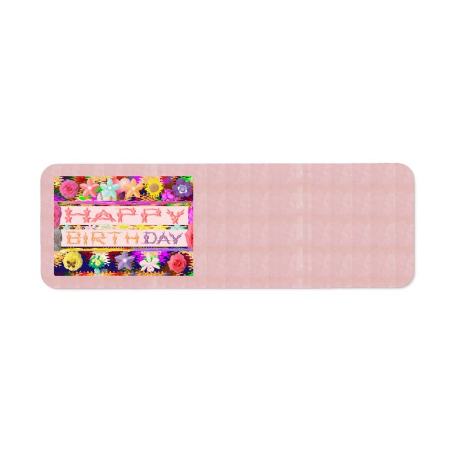 HAPPY Birthday HappyBirthday Artistic Colour Shade (Front)