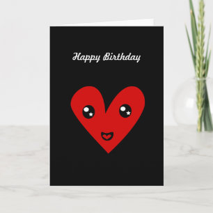Happy Birthday Heart 44 Card