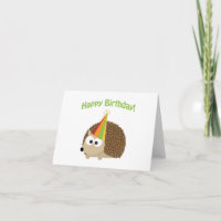 Happy Birthday! Hedgehog