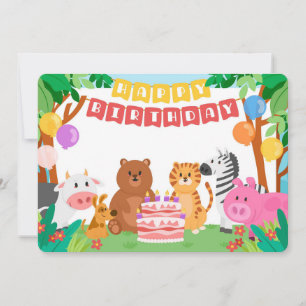 Happy Birthday Holiday Card