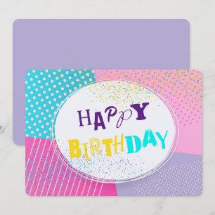 Happy Birthday Holiday Card