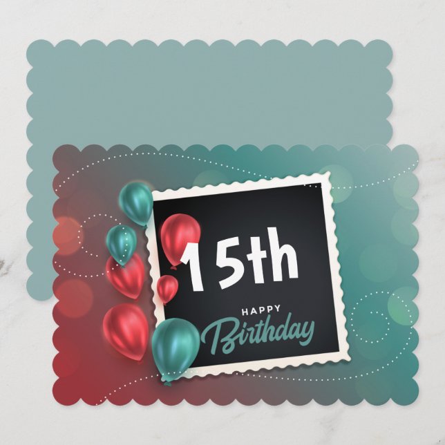 Happy Birthday Holiday Card (Front/Back)