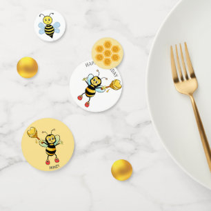 Happy Birthday Honey Bumblebee Confetti