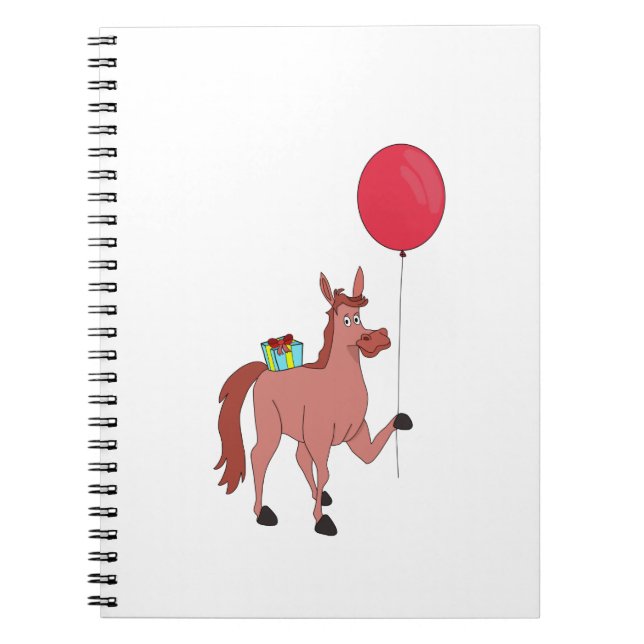 Happy Birthday Horse Notebook (Front)