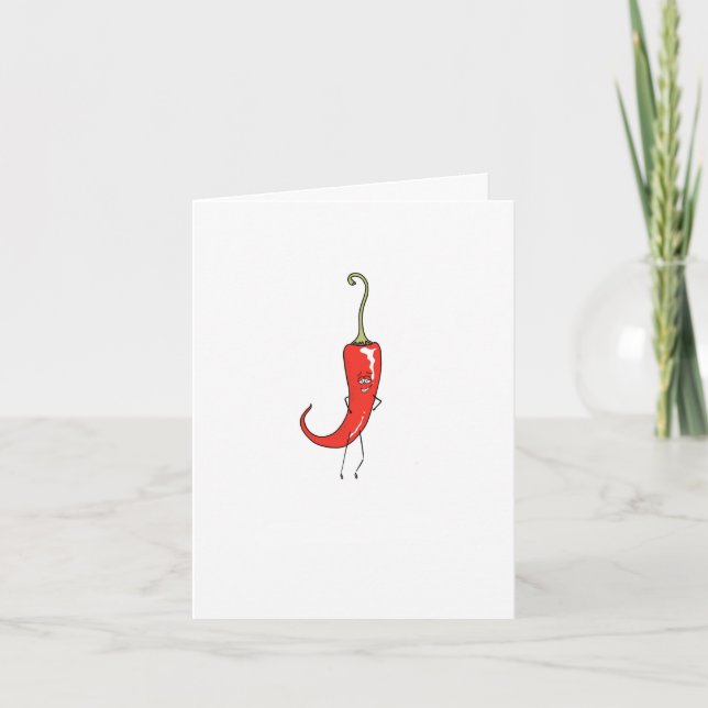 Happy Birthday Hot Stuff. Custom Card (Front)