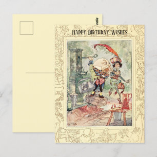 Happy Birthday Humpty Classic Nursery Rhymes Postcard