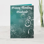 Happy Birthday Husband Card<br><div class="desc">happy husband</div>