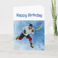 Happy Birthday Ice Hockey Sport