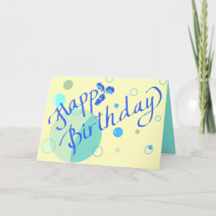 Happy Birthday - IgG - custom message  Card