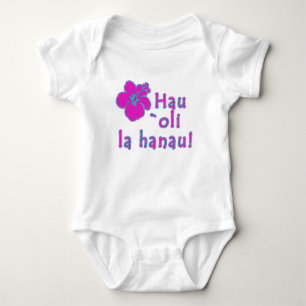 Happy Birthday In Hawaiian Baby Bodysuit