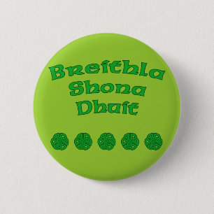 Happy Birthday In Irish 6 Cm Round Badge