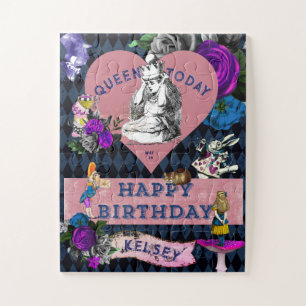 Happy Birthday in Wonderland Jigsaw Puzzle