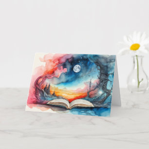 Happy Birthday Into The Evening Card