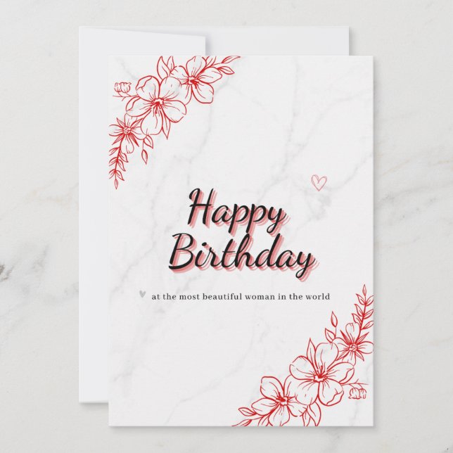 Happy Birthday Invitation (Front)