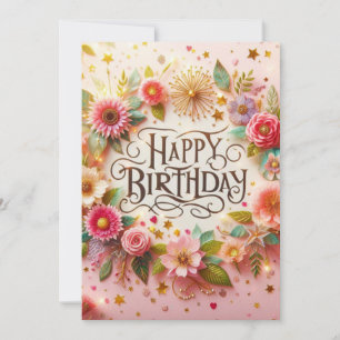 Happy Birthday  Invitation