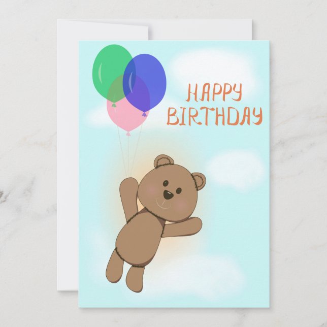 Happy birthday invitation (Front)