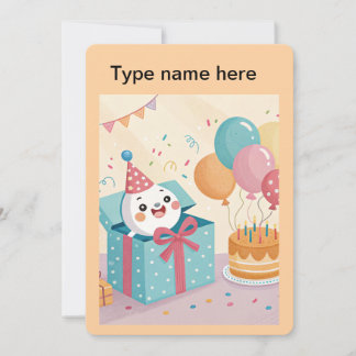  Happy Birthday! Invitation