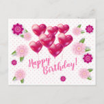 Happy Birthday! Invitation card Floral decoration<br><div class="desc">Invitation - Happy Birthday! Calligraphy Lettering, Geeting card decoration with beautiful floral ornament, Cut Paper - style, Frame, Flowers, Pink, Drawing, Blossom, Spring festive decorative elements. Invitations & Stationery, Greeting Cards, Birthday. Beautiful gifts. Amazing colour Pleasant Trendy Design for Perception. Invitations & Stationery, Happy Birthday, Anniversary Greeting Card, Bat Mitzvah....</div>