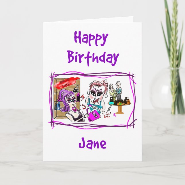 Happy Birthday - Jane Card (Front)