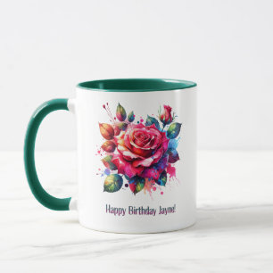 Happy Birthday Jayne Mug