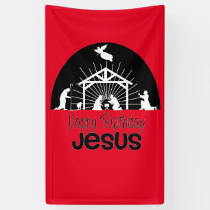 Happy Birthday Jesus Banner