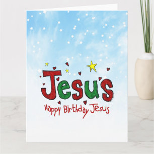 Happy Birthday Jesus Card