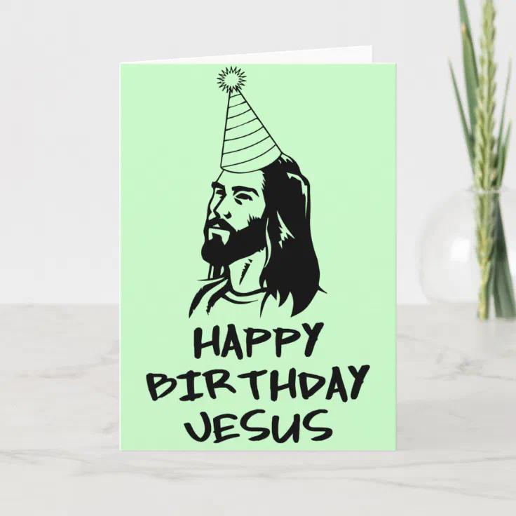 Happy Birthday Jesus Card Zazzle