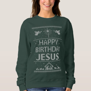 Happy Birthday Jesus Christian Christmas Sweater