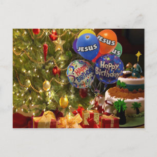 Happy Birthday Jesus, Christmas Card