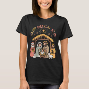Happy Birthday Jesus Christmas Christian Outfit To T-Shirt