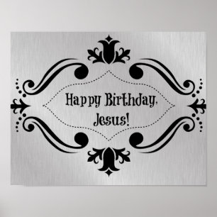 Happy Birthday, Jesus--Christmas Poster