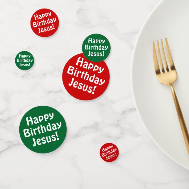 Happy Birthday Jesus! Confetti (Group)