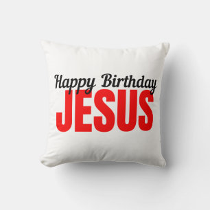 Happy Birthday Jesus Cushion