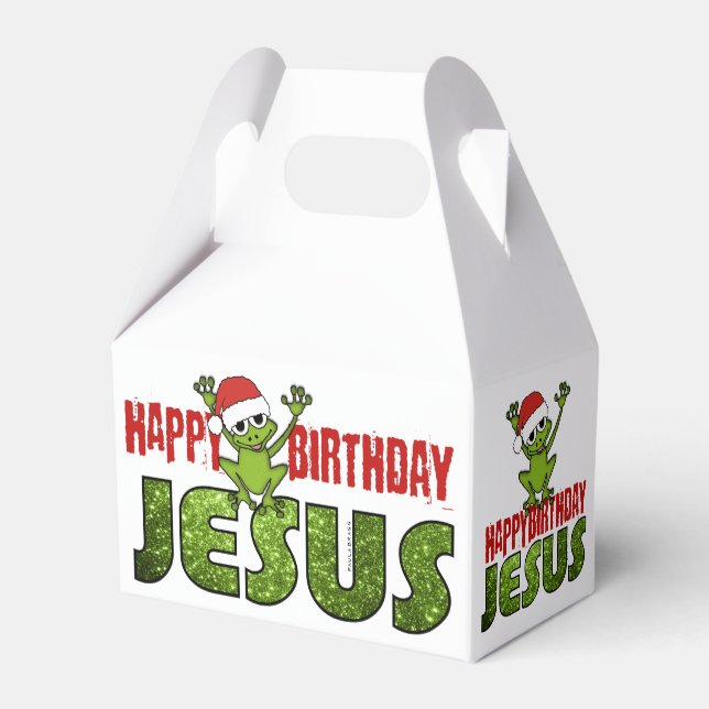 Happy Birthday Jesus Favour Box (Back Side)