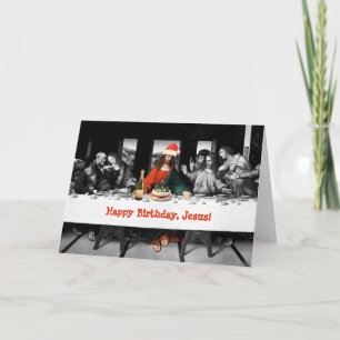 Happy Birthday, Jesus! Funny Christmas Holiday Card