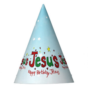 Happy Birthday Jesus Party Hat