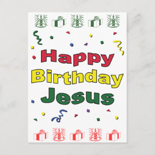Happy Birthday Jesus Postcard