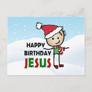 Happy Birthday Jesus Postcard