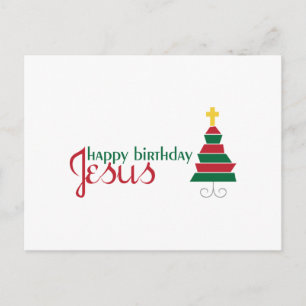 Happy Birthday Jesus Postcard
