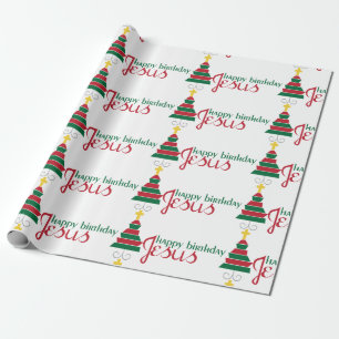 Happy Birthday Jesus Wrapping Paper