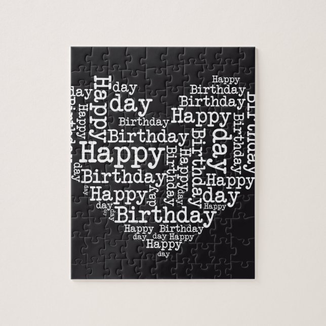 Happy Birthday Jigsaw Puzzle (Vertical)
