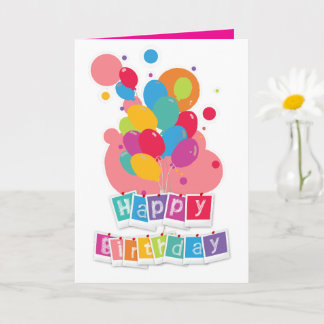 Happy Birthday – Joyful Celebration Design Card
