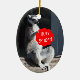 Happy Birthday Katta Ceramic Tree Decoration