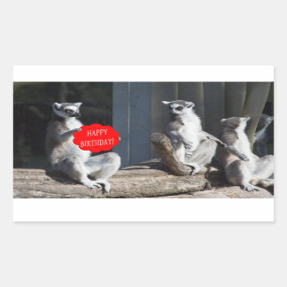 Happy Birthday Katta Rectangular Sticker